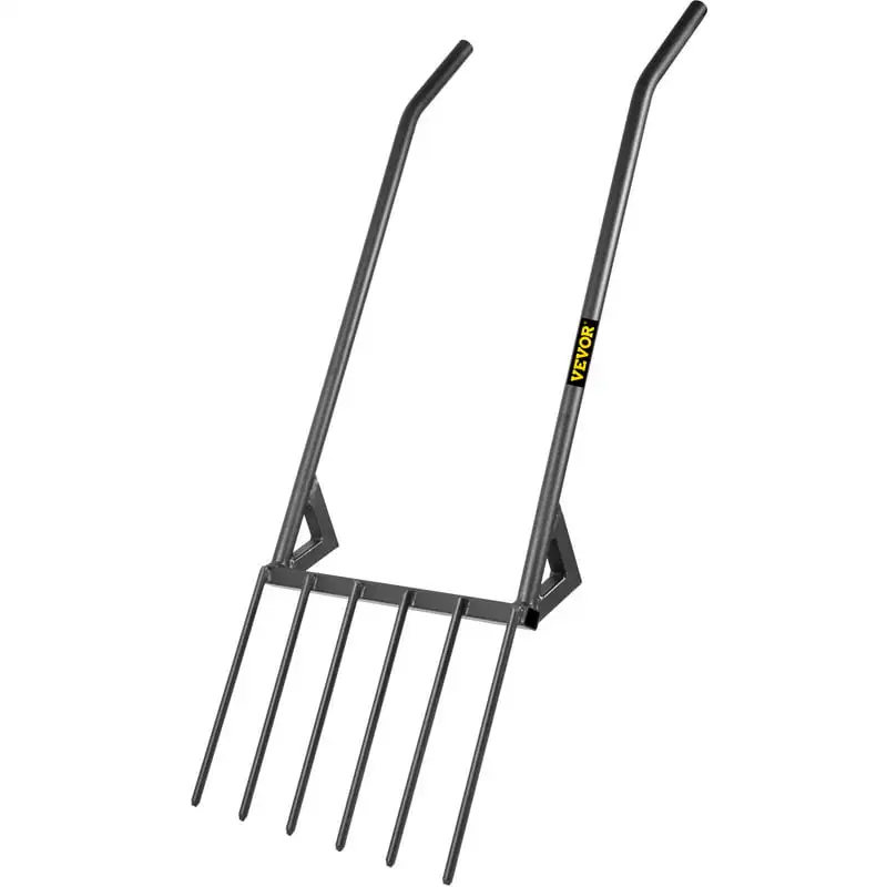 

Cultivating Tool Broad Fork 6 Steel Tines 45in for Gardening Hilo de trimmer Fil coupe bordure Weeding tool Lawn edger tools у