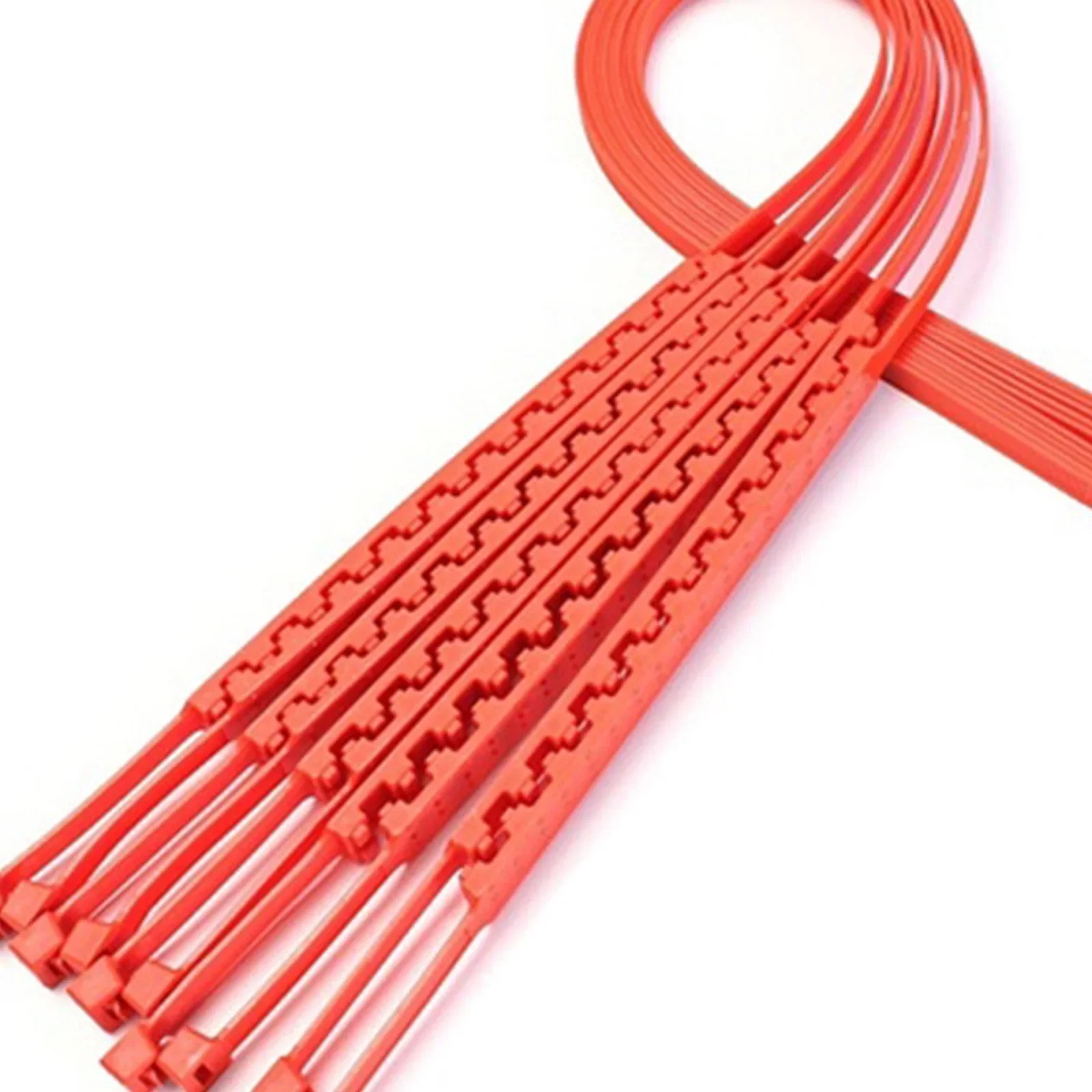 10Pcs Anti Skid Snow Chains Car Winter Tire Wheels Chain Outdoor Snow Tire Emergency Anti-Skid Winter Accessories for Cars Truck
