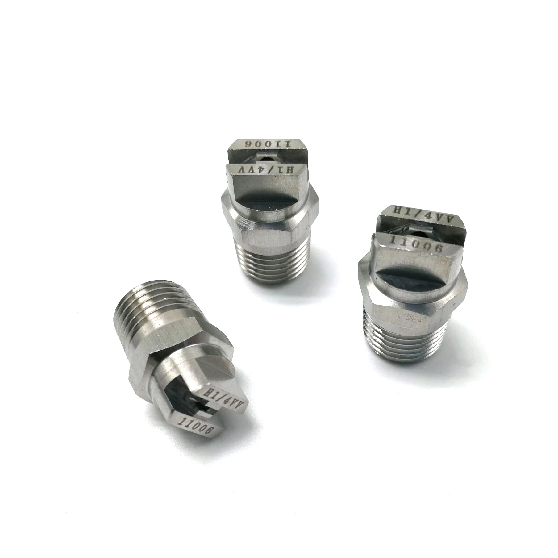 Flat Fan V e Jet Water Spray Nozzle 45/65/95 110Degree HVV V Jet Cooling Nozzle Industrial Flat Fan Spray Nozzle
