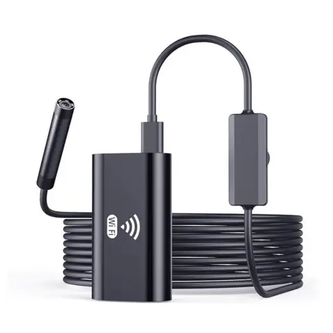 Wireless Endoscope Camera Soft Hard Wire IP67 Waterproof F99 8mm Lens HD USB Inspection Borescope Camera For Android IOS