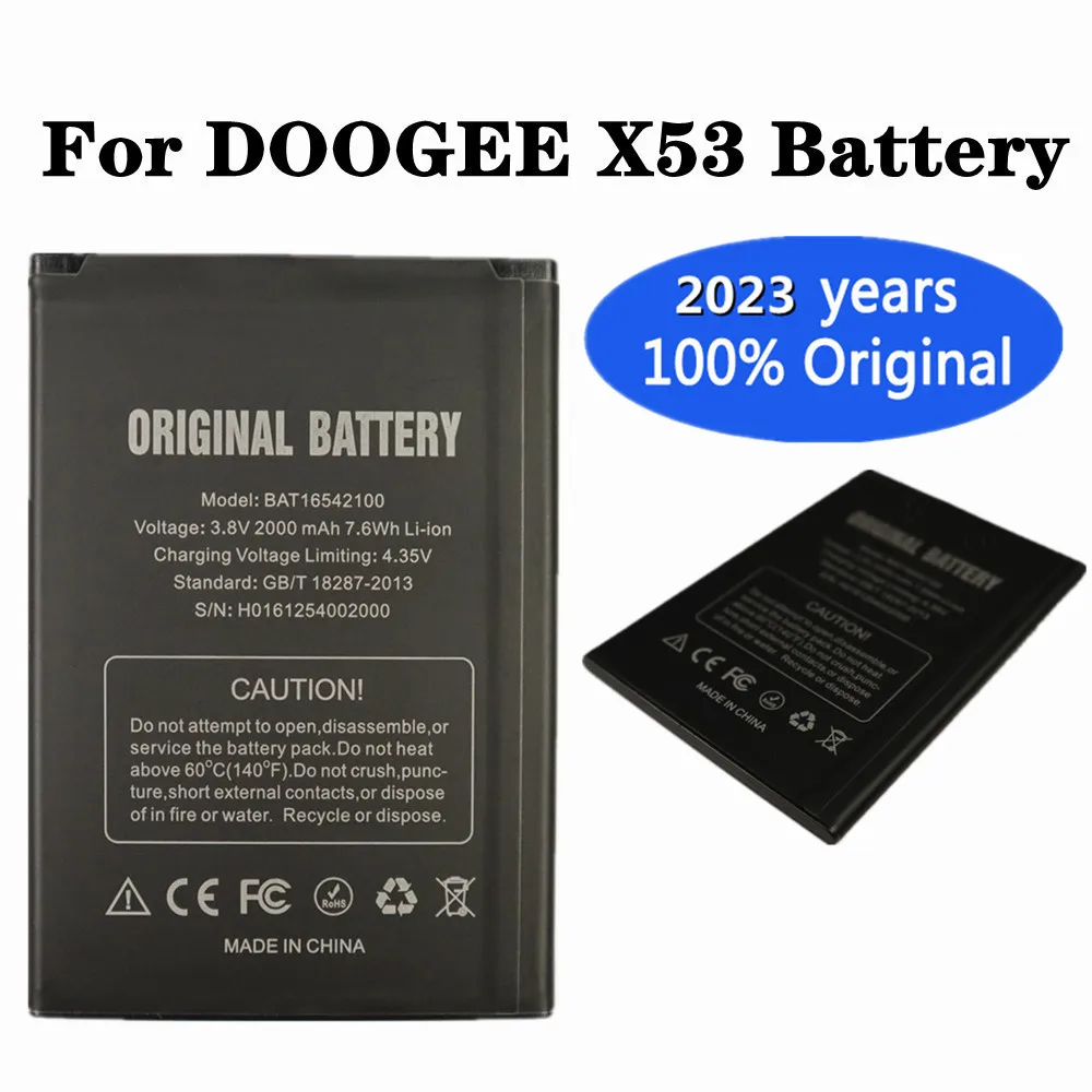 

2023 years High Quality Original Battery For DOOGEE X53 Mobile Phone Battery BAT18532200 2200mAh Replacement Batteries