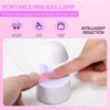 New Nail Drying Lamp 6LED Lamp Mini Nail Dryer UV Lamp Manicure Machine With USB Cable Gel Nail Polish Dryer Home Travel Use 2