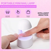 New Nail Drying Lamp 6LED Lamp Mini Nail Dryer UV Lamp Manicure Machine With USB Cable Gel Nail Polish Dryer Home Travel Use 2
