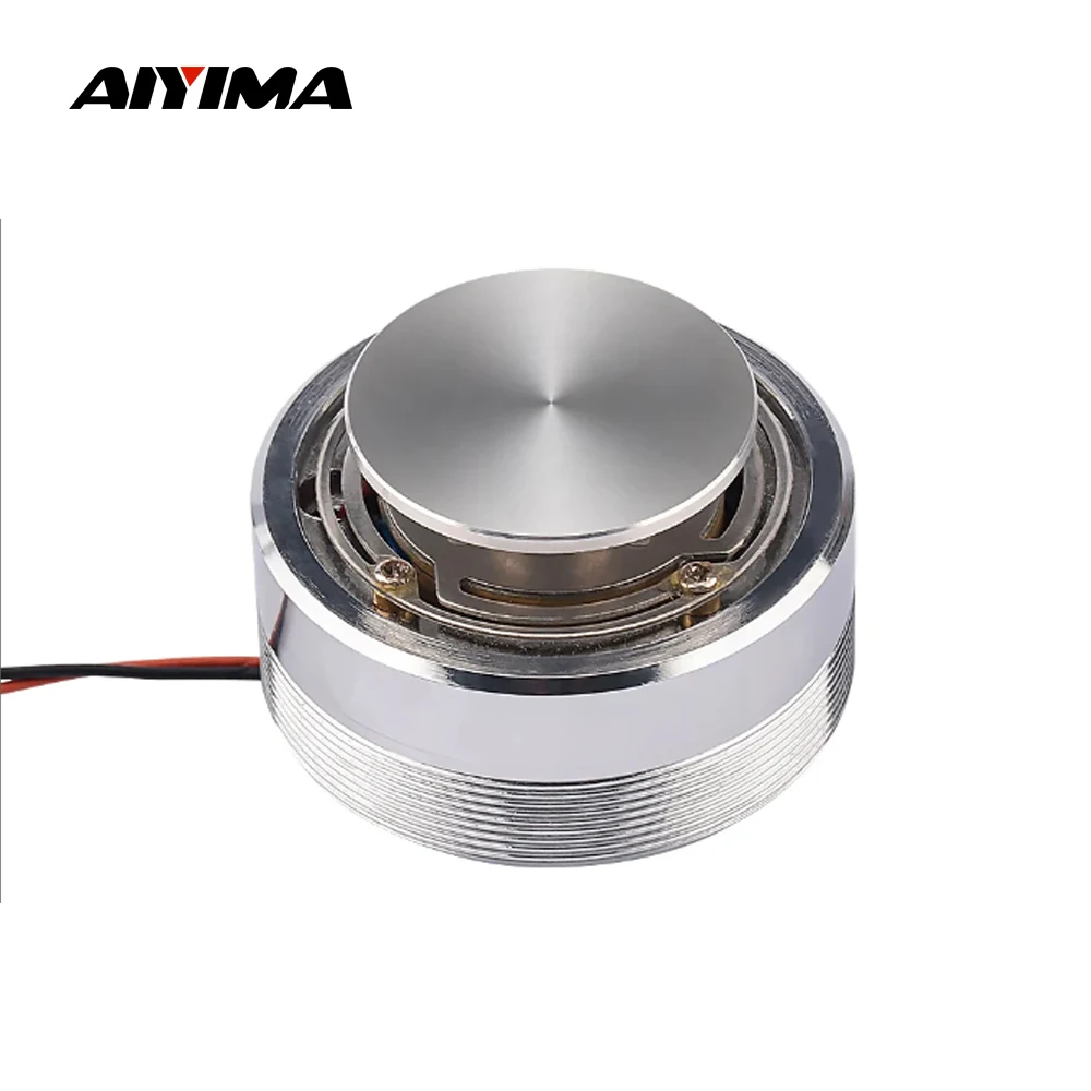 Portable Speaker Audio Speakers AIYIMA 44MM 50MM Full Range Vibration Speaker Resonance Speaker Bass 25W 20W 4 Ohm 8 Ohm 1Pcs