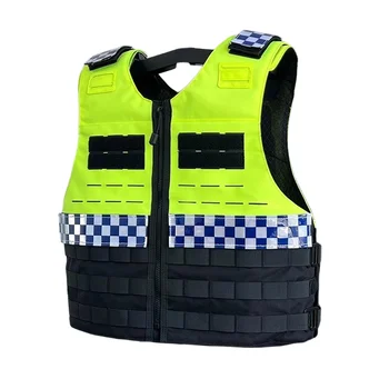 Gilet tattico fluorescente Gilet da pendolarismo multifunzionale per esterni, gilet ad alta visibilità da allenamento traspirante anti C