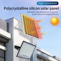300W Solar Lamp Outdoor Waterproof Spotlights Solar Lights Remote Control Solar Floodlight Wall Street Garden Lights Sunlight 2
