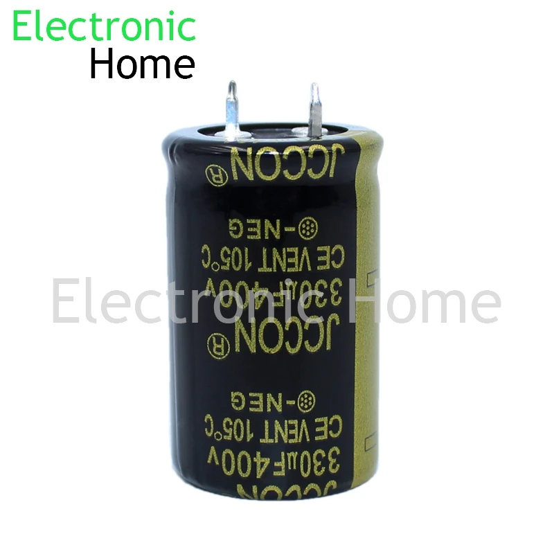 2PCS/LOT 400V330UF 400V 330UF Black Gold Power Adapter Welding Machine Inverter Capacitor 25x40MM 30x35MM 330UF400V