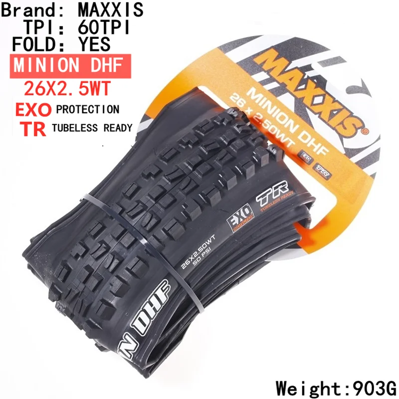 Maxxis Minion DHF (M301Ru) 26x2.3 27.5x2.3/2.5/2.8 29x2.3/2.5