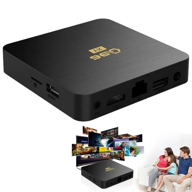 

Smart TV Box Q96 X1 Android12 4K 8K HD Voice Assistant TV Box 3D Play Store TV Box 16GB 32G 64GB Home Theater HD Video Player