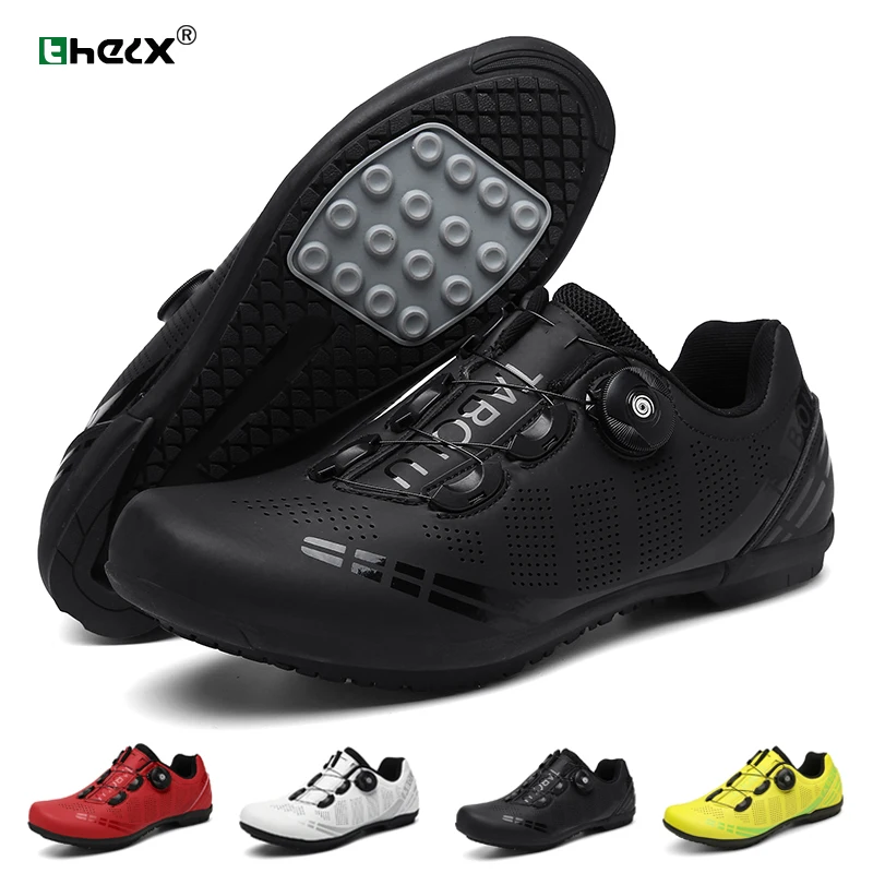 MTB Cycling Shoes Men Cleatless Road Bike Boots Flat Pedal Bicycle Shoes Women Mountain Racing Spin Shoe Speed Cycling Sneakers cycling shoes
