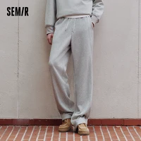 Semir pantalons de survêtement décontractés hommes 2025 automne nouveaux pantalons de sport en tricot polyvalent jambe droite ample unisexe vêtements pour hommes et femmes 3