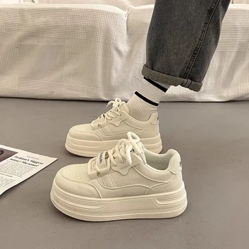 Kids Sports Shoes Fashion Versatile Girls Casual Shoes Soft Bottom 2025 Autumn New Children White Shoes Breathable Non-slip 1
