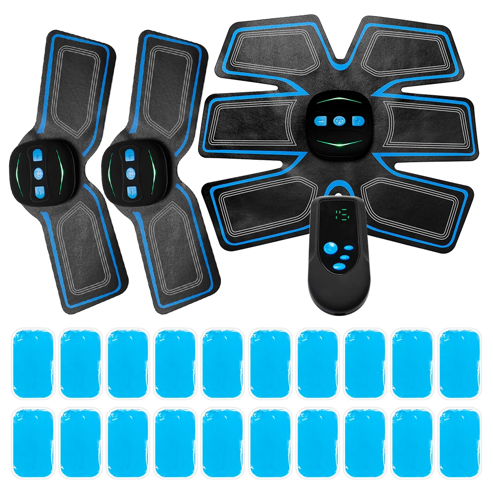Electric Muscle Stimulator EMS Abdominal Hip Trainer Fitness Training Home Gym Body Slimming Waist Trainer Loss