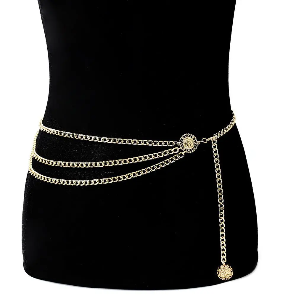 

Beach Multilayer Women Harness Long Belly Jewelry Waistbands Waist Belt Body Chains