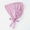 82 couleurs cravate dos sous-embouts mode femmes intérieur Hijab casquette musulmane Bonnet plaine islamique coton Spandex Jersey DEW sous-écharpe