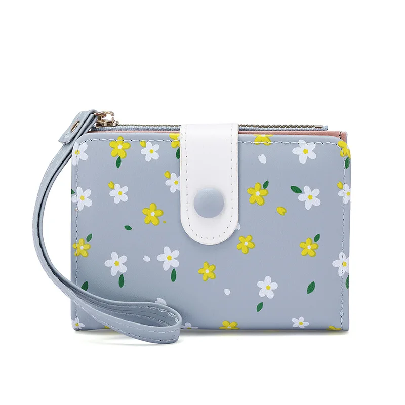 new women's wallet, short coin purse, women's fashion mini small wallet, card bag, multi-functional hammer bag wallet