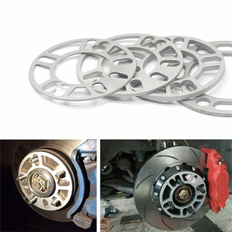 Wheel Spacers Shims Plate 3mm 5mm 8mm 10mm Stud For 4x100 4x114.3 5x100 5x108 5x114.3 5x120 auto Wheel Spacers 2Pcs,car wheel spacer