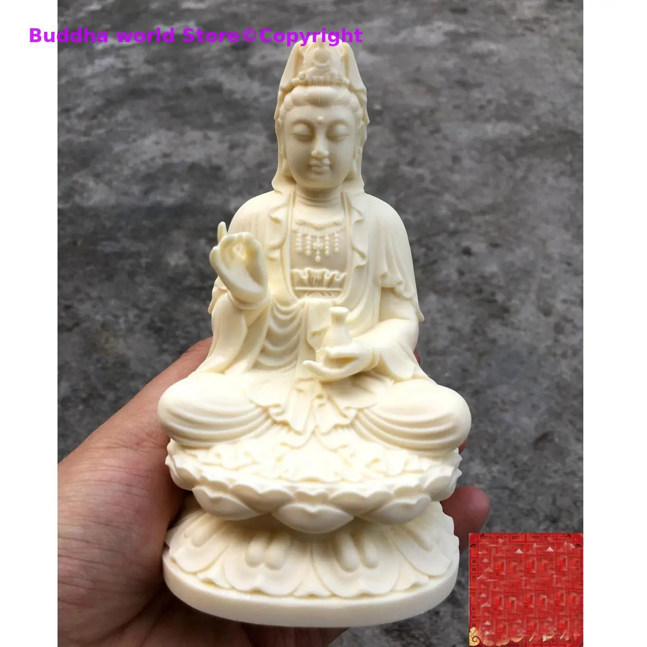 

HOME OFFICE Company SHOP CAR safety health good luck Efficacious protection Guan yin Avalokitesvara buddha carving statue