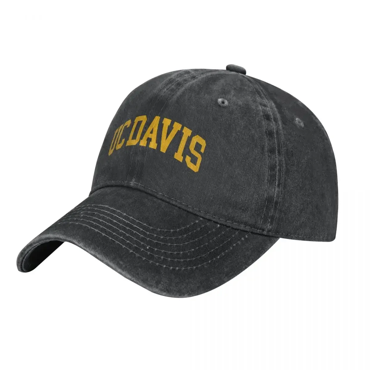 

uc davis - college font curved Cowboy Hat Luxury Brand Luxury Man Hat funny hat Elegant Women's Hats Men's