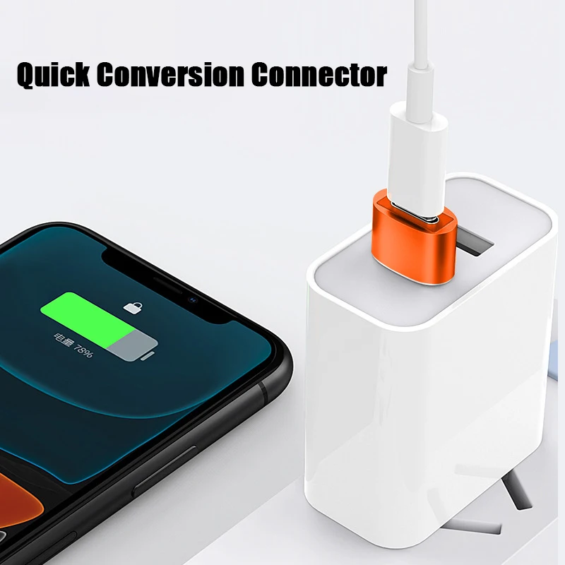 USB 3.0 To Type C Adapter 10A OTG TypeC Female to USB Male Converter Fast Charging Data Transfer Macbook Xiaomi Samsung usb to type c adapter otg adapter type c adapter