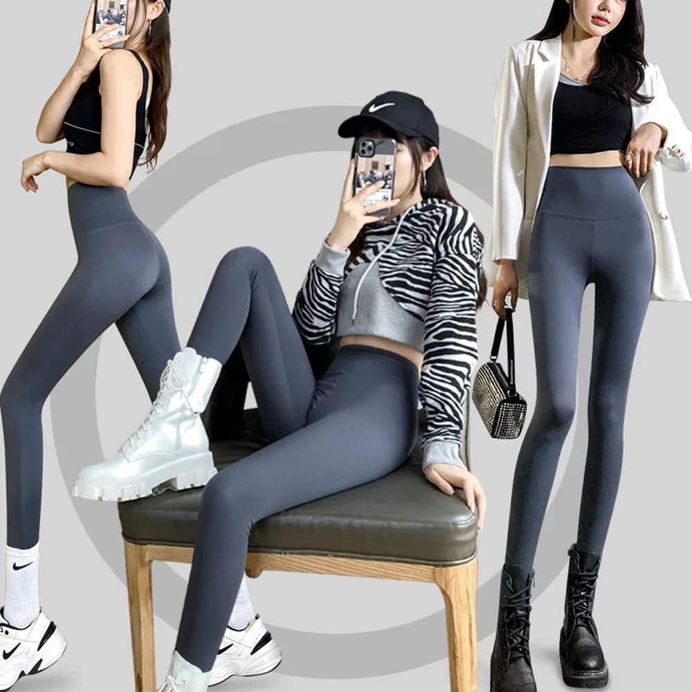 Women Elastic Waist Stretch Slim Leggings Autumn Spring Fitness