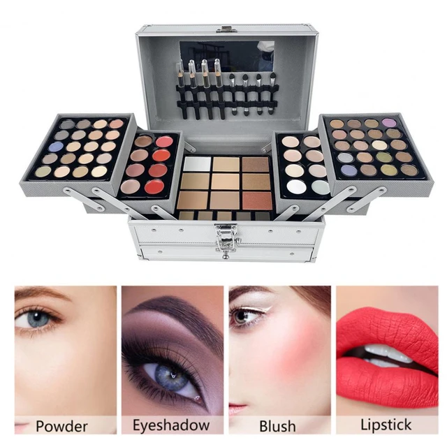 Makeup Set Full Professional Makeup Kit Eyeshadow Blush Foundation Face  Powder