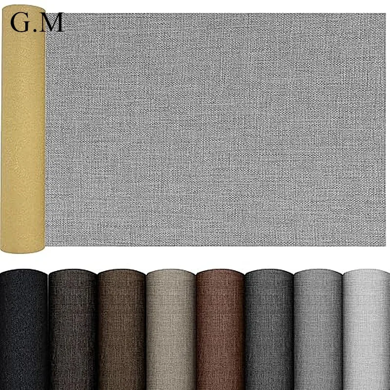 Linen Repair Patch Fabric Repair Patch Linen Repair Patches Linen Fabric Sticker Self Adhesive Fabric Tape For Sofa Couch Furniture Chair Carpet Car Clothing DIY Craft
