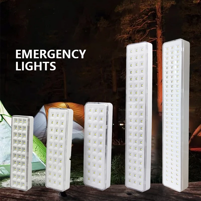 Emergency Light Emergency Light Bulb Portable Camping Light 30 60 90 LED Emergency Lights 2Modes Fire Fighting Lamp Wall-mounted Rechargeable Bulb Outdoor Camping Lights For Power Outage