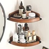 Bathroom Storage Shelves, bathroom organizer Rack on wall,no drill bath shelf,shower corner organizer storage,household items 6