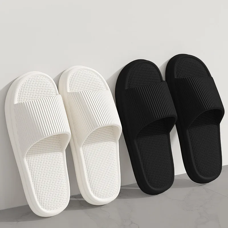 Big Size 36-49 Home Slippers Women Fashion Casual Shoe Soft Sole EVA Comfort Beach Sandals Non-Slip Flip Flops Indoor Men Slides 2