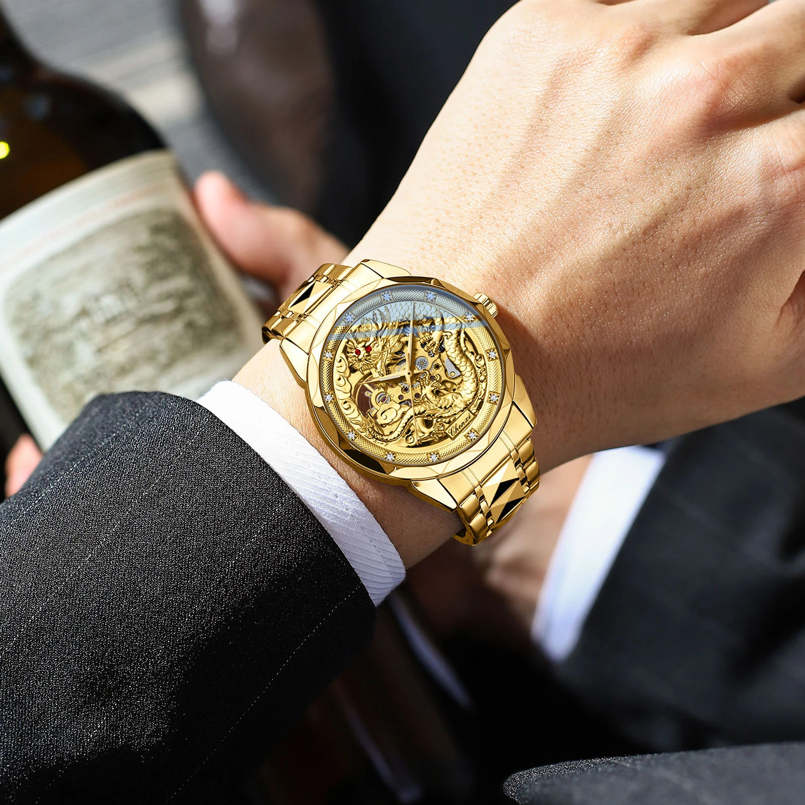 CHENXI 8899 Chinese nation Culture and Art 3D embossed dragon