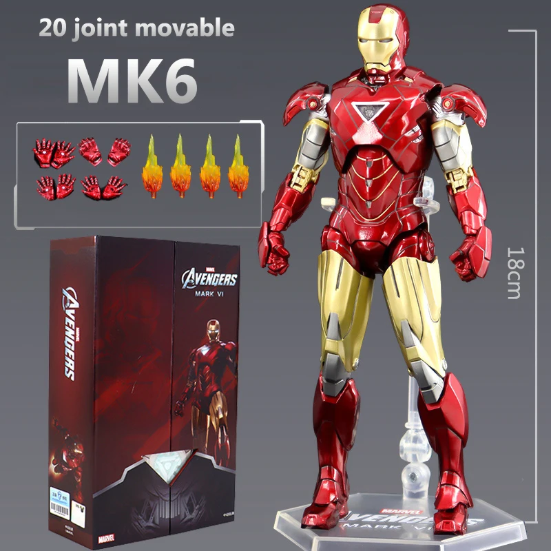 thumbnail image 1 of ZD-figuras de acción de los vengadores, juguetes originales de Iron Man, MK42, MK43, Marvel Legends, MK50, MK85, MK1, MK2, MK3, MK4, MK5, MK6, MK7, 1 of 5