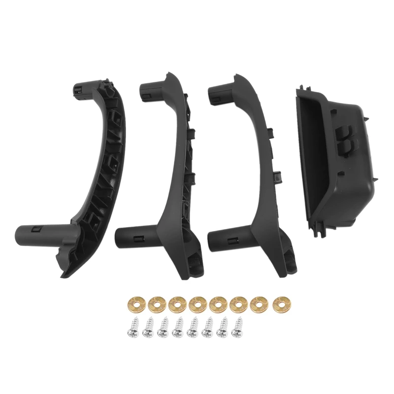 

4Pcs Car Inner Door Armrest Panel Door Pull Handle Set Inner Door Handrail For-BMW X3 X4 F25 F26 2010-2016