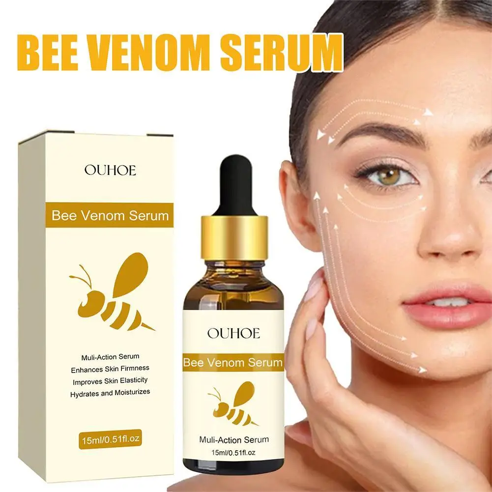 Anti Aging Bee Serum Wrinkle Removal Essenceine Lines Lifting Repair Pore Shrinking Brighten Firming Moisturizing Facial