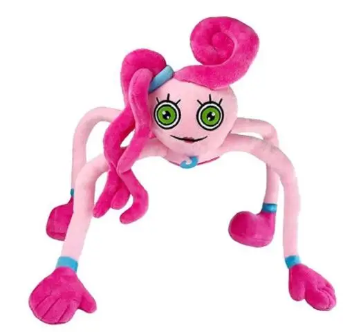 Octo-Mommy Long Legs Cartoon Plush Toy, Boneca Personagem Azul