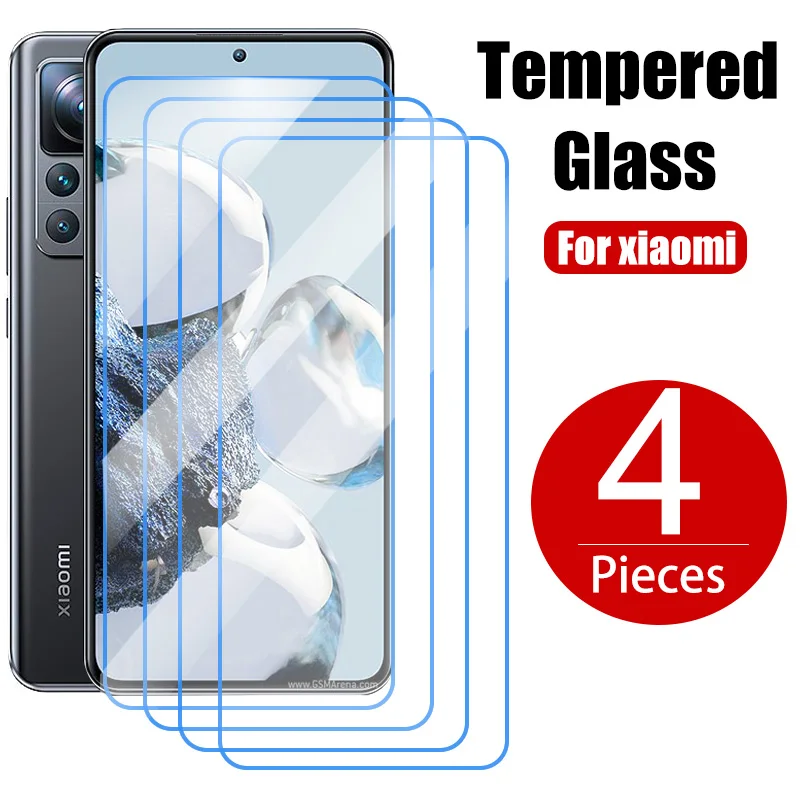 

4pcs Tempered Glass for Xiaomi Mi 12T 11T Pro 10T 9T 8 Lite 5G NE Screen Protectors For Xiaomi Mi A2 A3 Lite Protective Glass