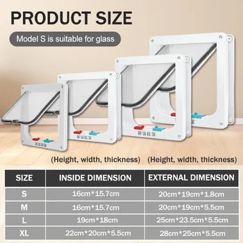 4-Way Lock Pet Door 1