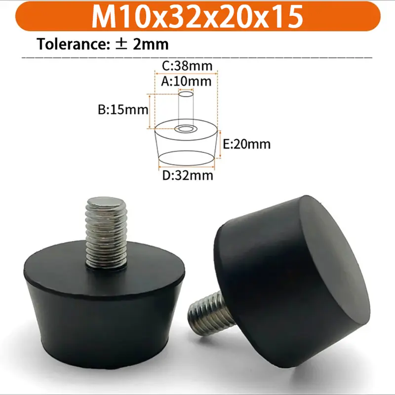 M6 M8 M10 Rubber Adjustable Feet Pad Feet Pad With Screw Table Chair Balck Leveling Foot Pad Furniture Leg Anti-shock Protection - Image 66