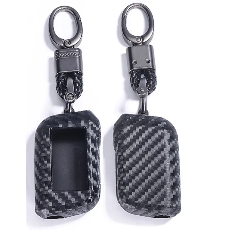 Keychain Auto Acessories for Starline A93 A63 Russian Version Two Way