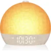 Wake Up Light Sunrise Alarm Clock Timer 30 White Noise Sound Machine Dimmable RGB Night Lights Sleep Aid Snooze Ideal for Gift 1