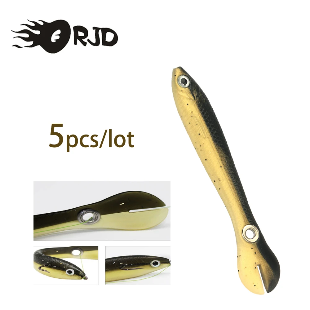 

ORJD 5PCS/pack Fishing Soft Bait 6cm Wobbler Artificial Shrimp Odor Rubber Bass Fishing Lure Crankbait Swimbait Fishing Tools