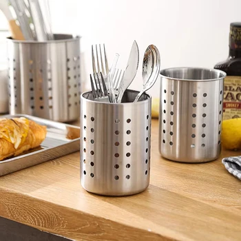 Stainless Steel Cutlery Holder 1