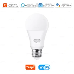 Smart WiFi/Bluetooth LED Bulb - E27 RGB+C+W - Voice - Controlled Colored Light with App Integration (WiFi AC 220V)