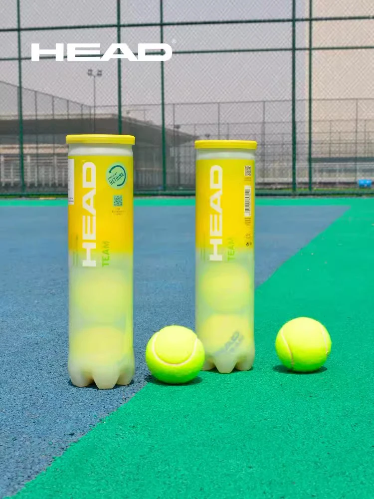 Genuine HEAD Professional Tennis Ball | Team 3 Tour X | Training Ball | Pro Match Balls | High Elasticity | Resistant | Durable