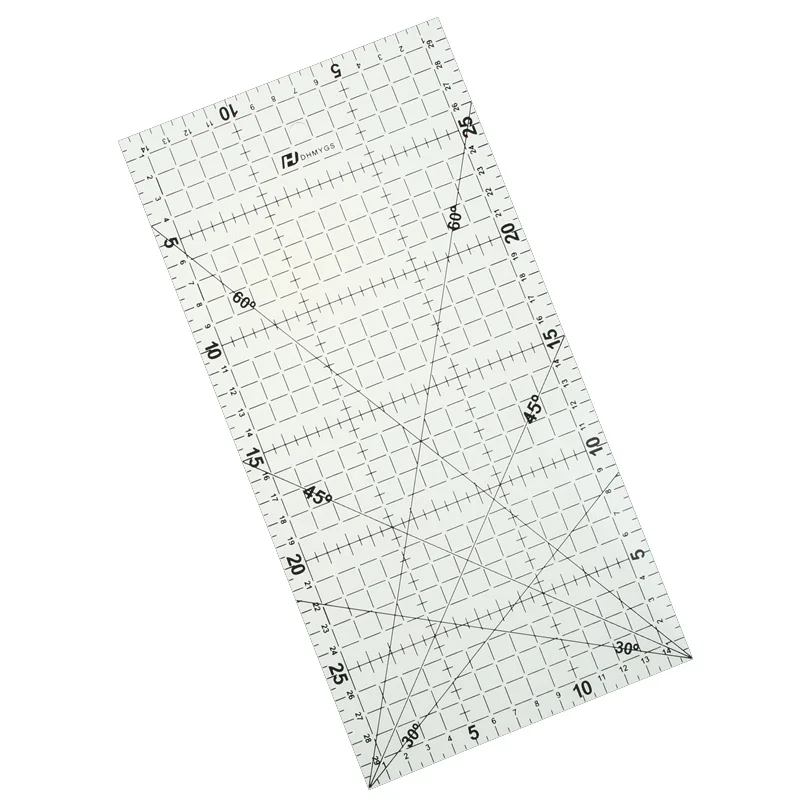 1PC 패치 워크 눈금자 퀼트 도구 30X15 Cm 높은 학년 아크릴 소재 투명 눈금자 규모 학교 Supplie