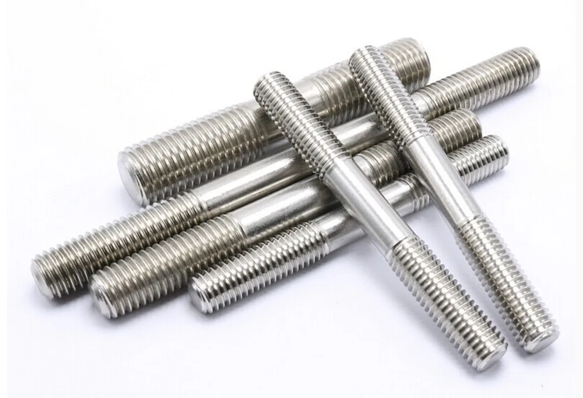 

10pcs M6 M8 Double End Rods Threaded Bolts GB901 304 Stainless Steel Head Screw Stud 30-90mm 60mm 50mm