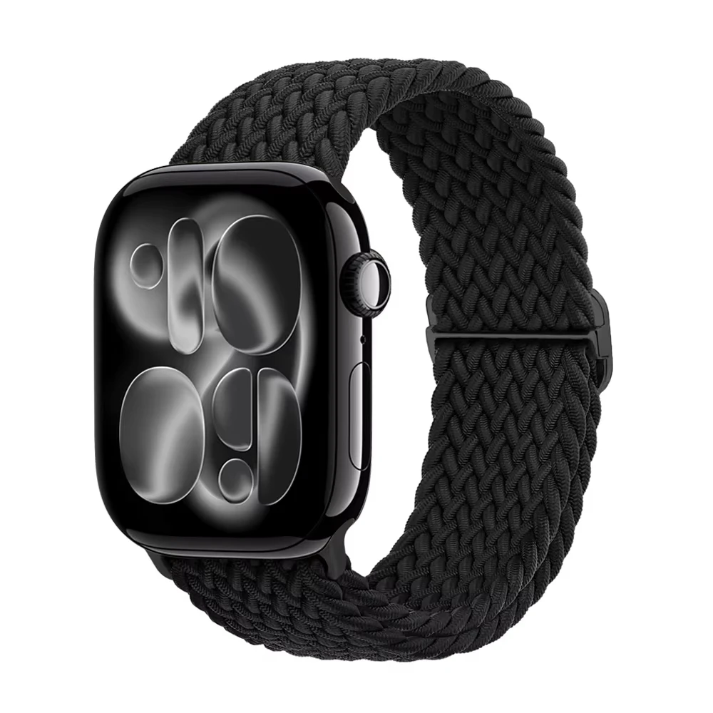 Elastic Braided Nylon Strap