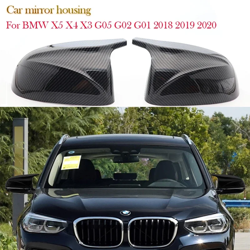 

Накладка на боковое зеркало заднего вида для BMW X3 X4 X5 G01 G02 G05 2018 2019 2020, 1 комплект
