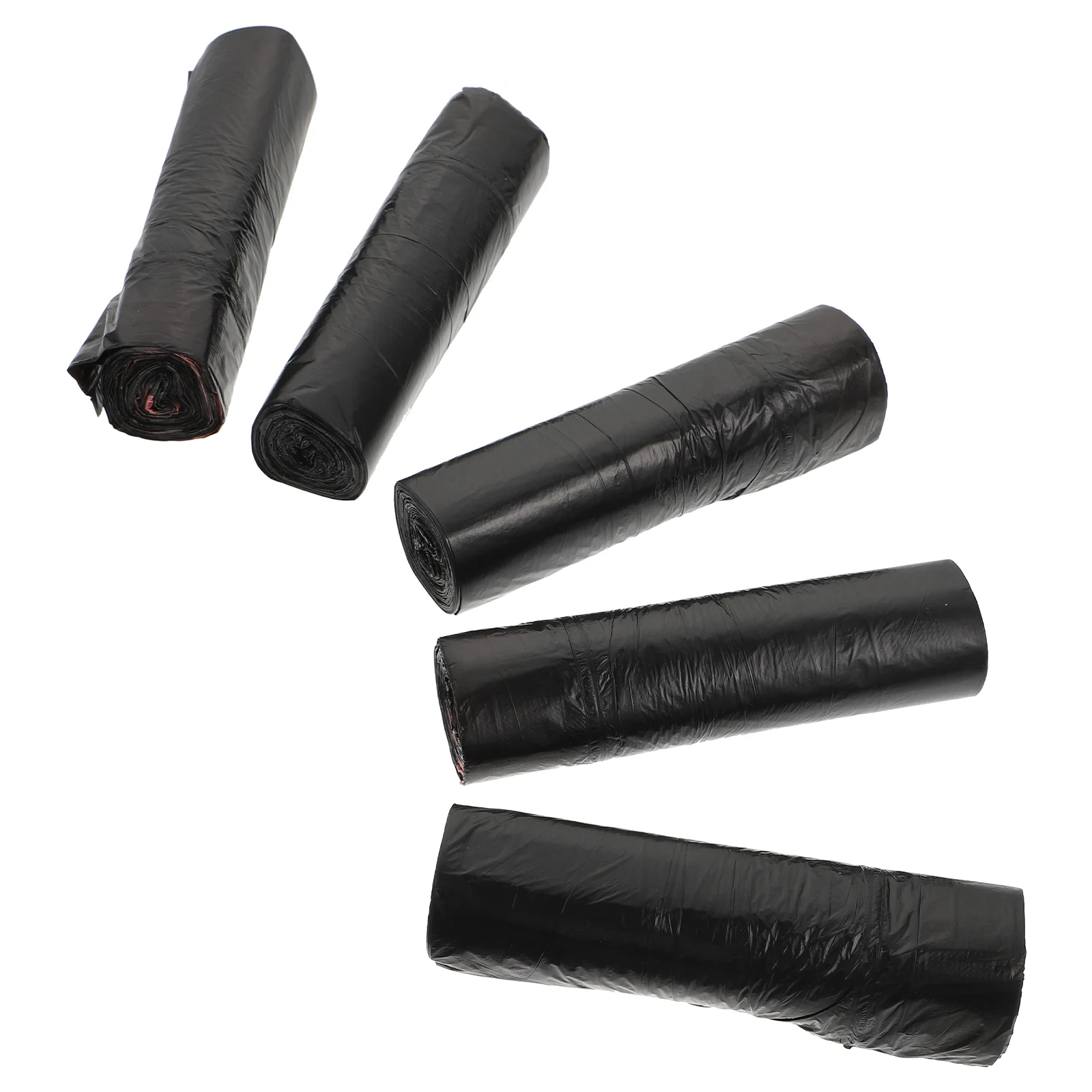 75pcs Useful Disposable Trash Bags Drawstring Garbage Bags for Home Use