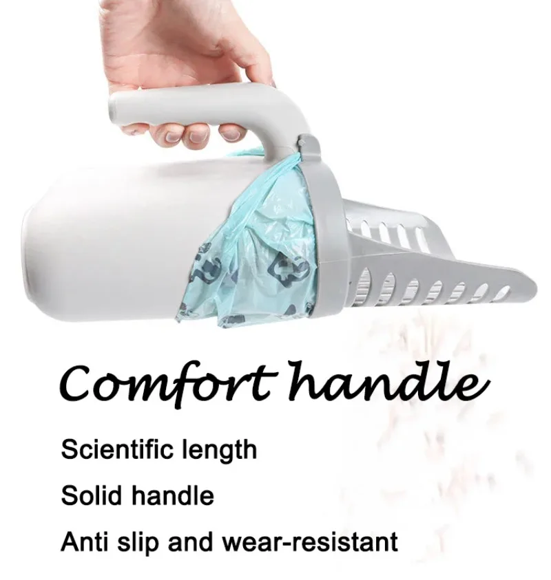 Cat Litter Box With Detachable Shovel And Auto Baffle Set_voghion.com